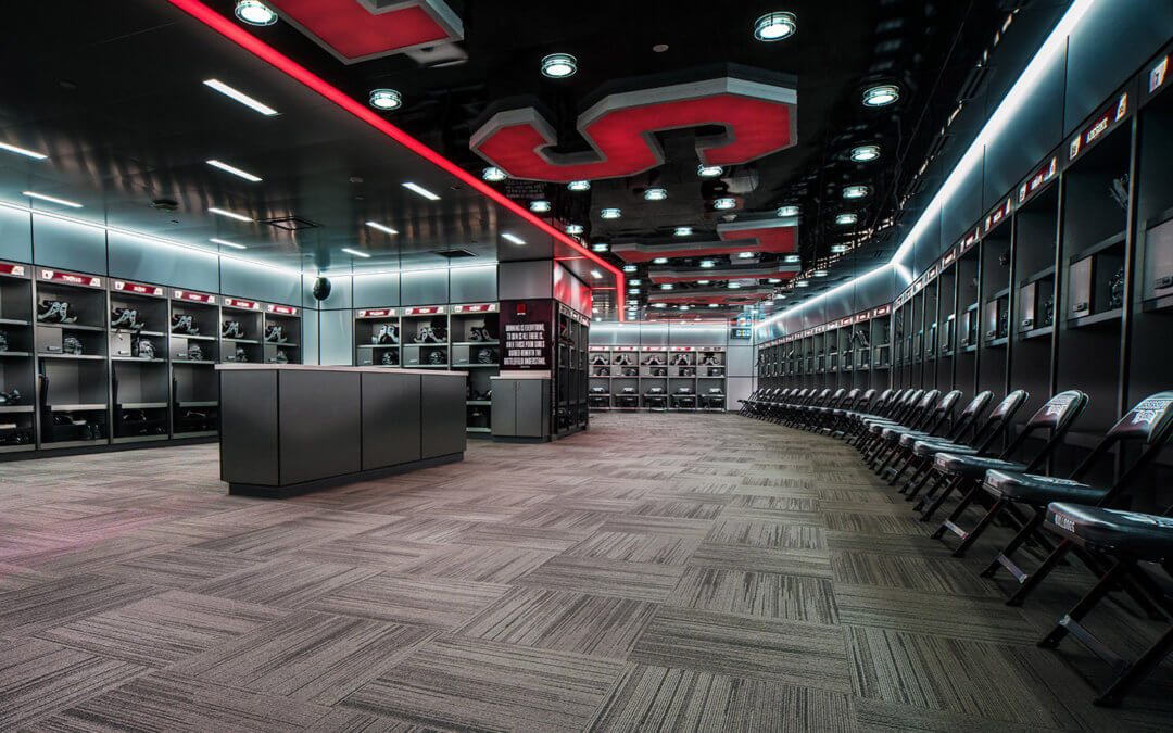 Davis Wade Stadium Locker Room